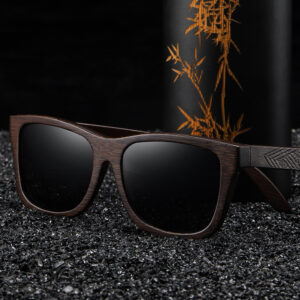 Pattern Leg Spring Hinge Polarized Sun Glasses
