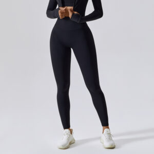 Breathable Outer Wear Skinny Running Nude Feel Quick-drying Fitness Pants