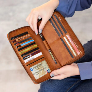 Anti-theft Swiping Retro Oil Wax Skin Large-capacity Handbag