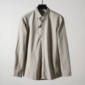 Washed Cotton Houndstooth Pattern For Men